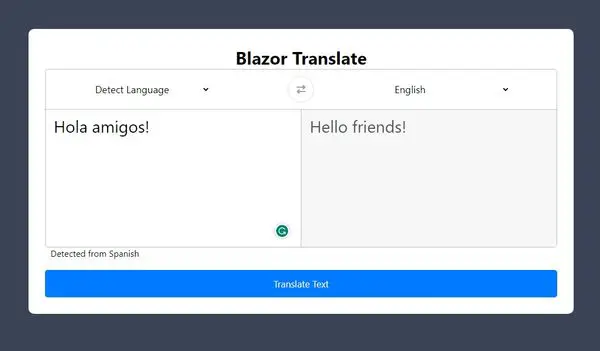 Build a Google Translate Clone with Blazor and .NET